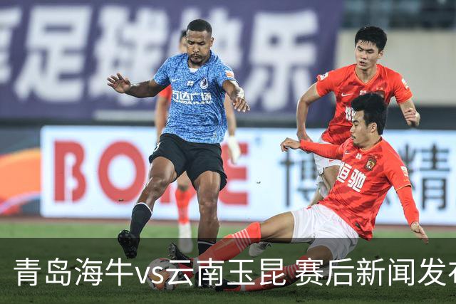 青岛海牛vs云南玉昆 赛后新闻发布会